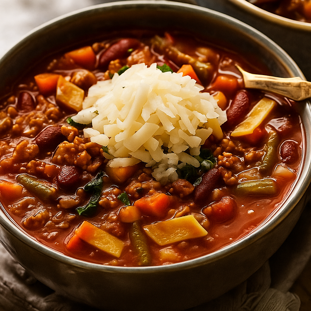 Beef and Bean Minestrone